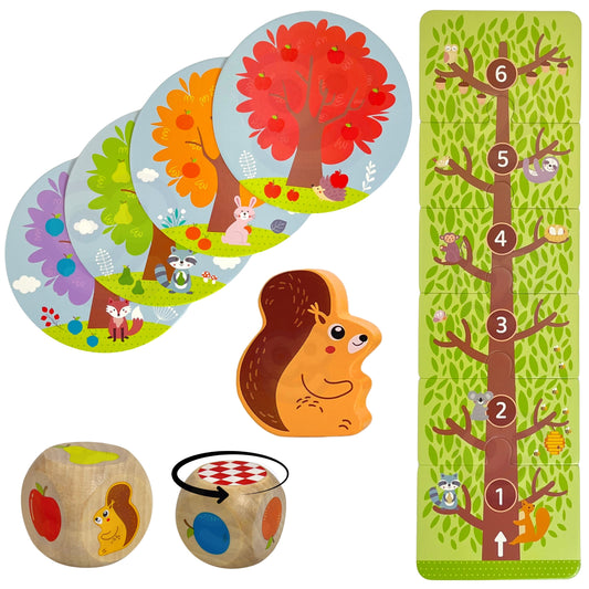 Sprytne Wiewiórki | Rodzinna Gra Planszowa | WOOPIE GREEN