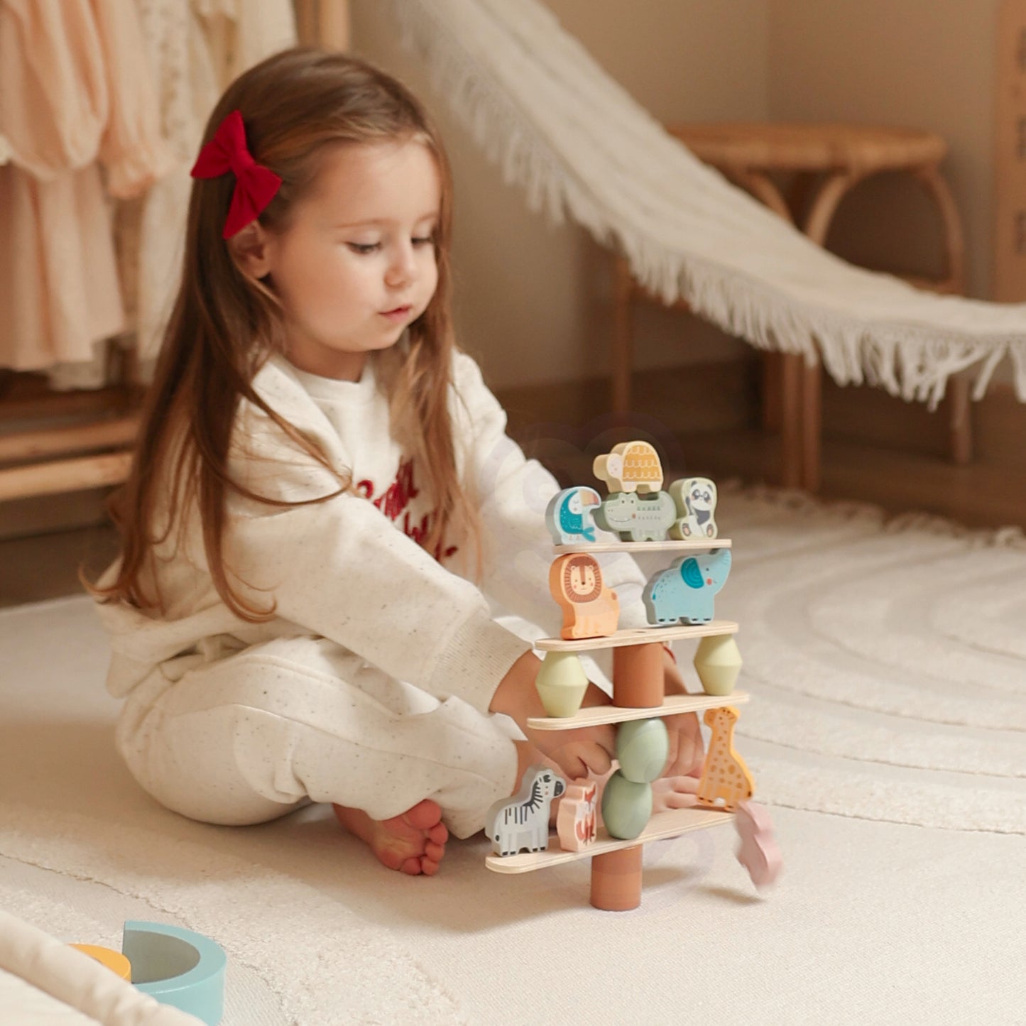 Leśne Akrobacje | Drewniana Gra w Balansowanie | WOOPIE GREEN