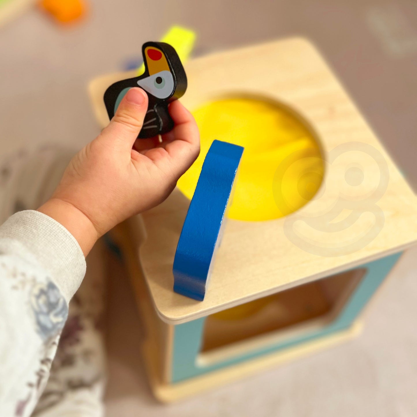 Box Edukacyjny 7w1 | Montessori, Tajemnicze Pudełko, Balans i Karty | WOOPIE GREEN