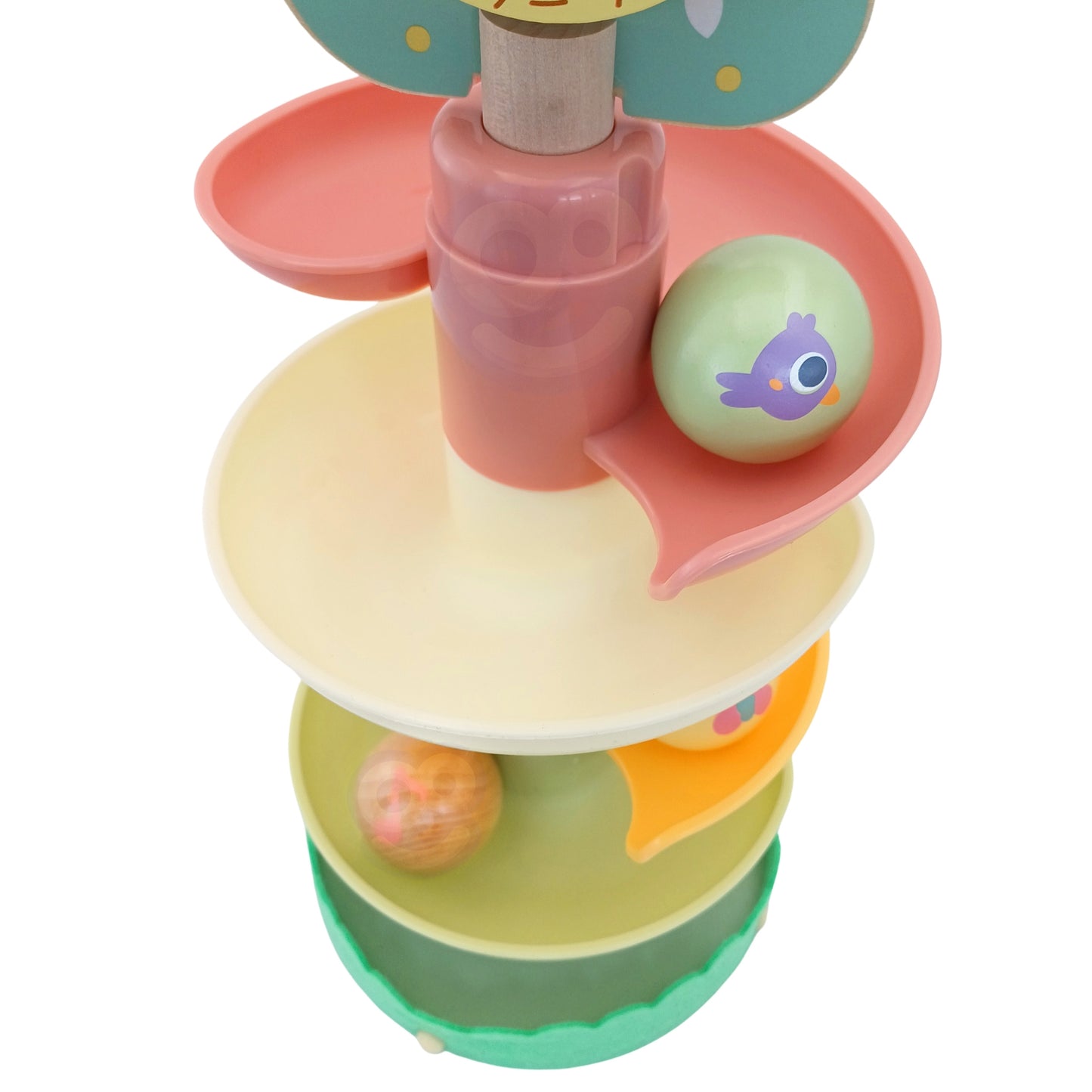 Drewniana Kaskada | Sensoryczny Tor Kulkowy dla Dzieci | WOOPIE GREEN