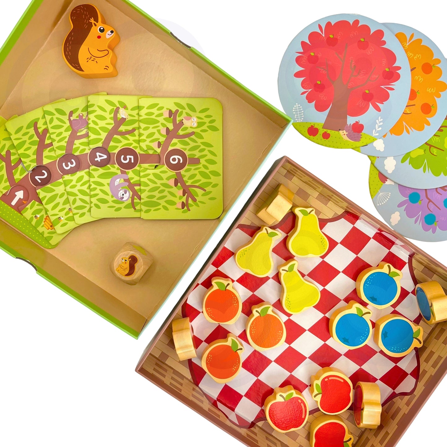 Sprytne Wiewiórki | Rodzinna Gra Planszowa | WOOPIE GREEN