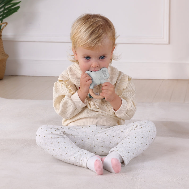 Box Edukacyjny 6w1 | Montessori, Bębenek, Pudełko z Chusteczkami i Piłeczki | WOOPIE GREEN