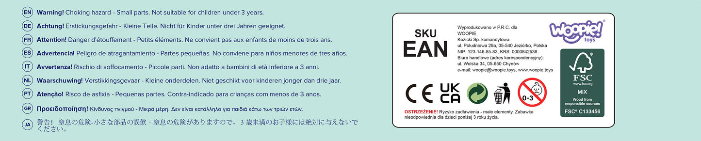 Zestaw Małego Inżyniera | Wielki Drewniany Plac Budowy z Dźwigiem | WOOPIE GREEN