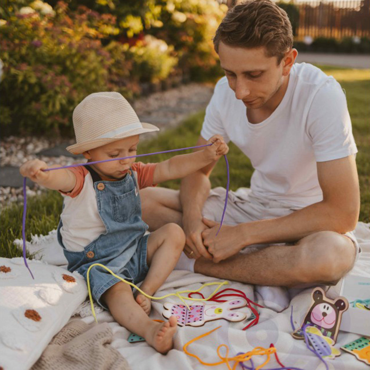 Opowieści na Sznureczku: Leśni Przyjaciele | Drewniana Nawlekanka | WOOPIE GREEN