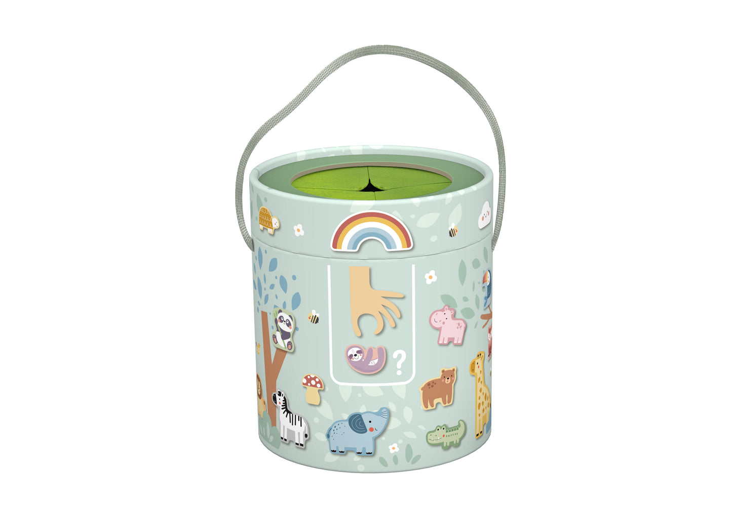 Dotknij i Zgadnij | Gra Sensoryczna Tajemnicze Pudełko | WOOPIE GREEN