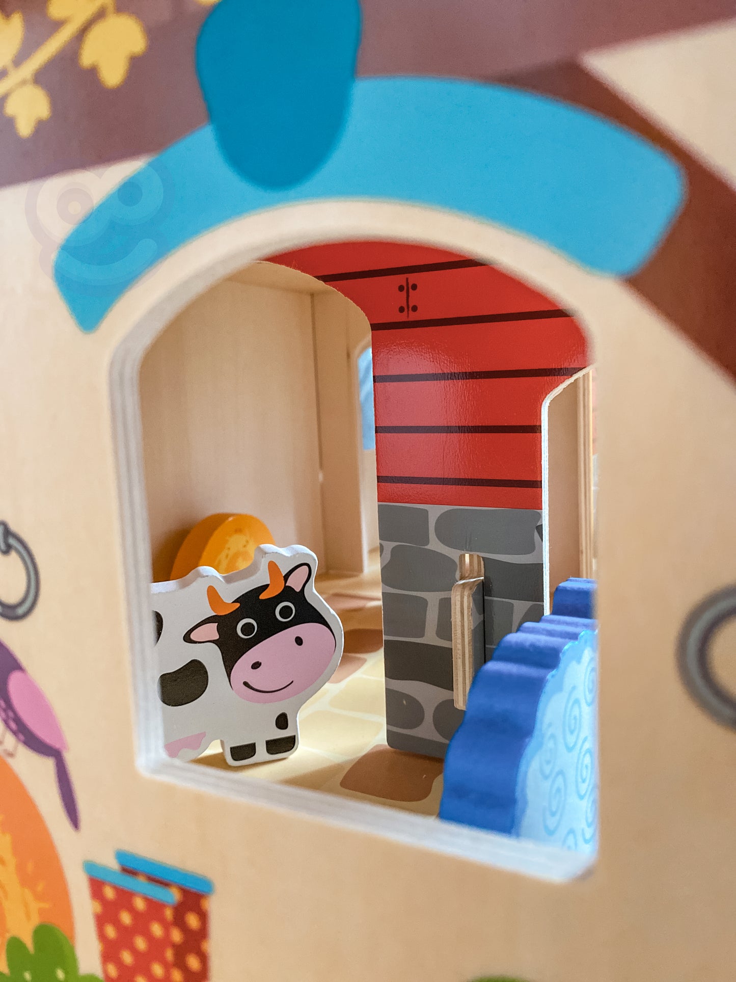 Zestaw Małego Farmera | Wielka Drewniana Farma ze Zwierzętami WOOPIE GREEN