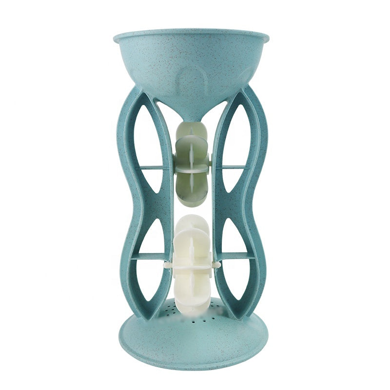 Zestaw do Piasku | Kołowrotek Konewka 6 Foremek 10 el. BIO Ekologiczny | WOOPIE GREEN