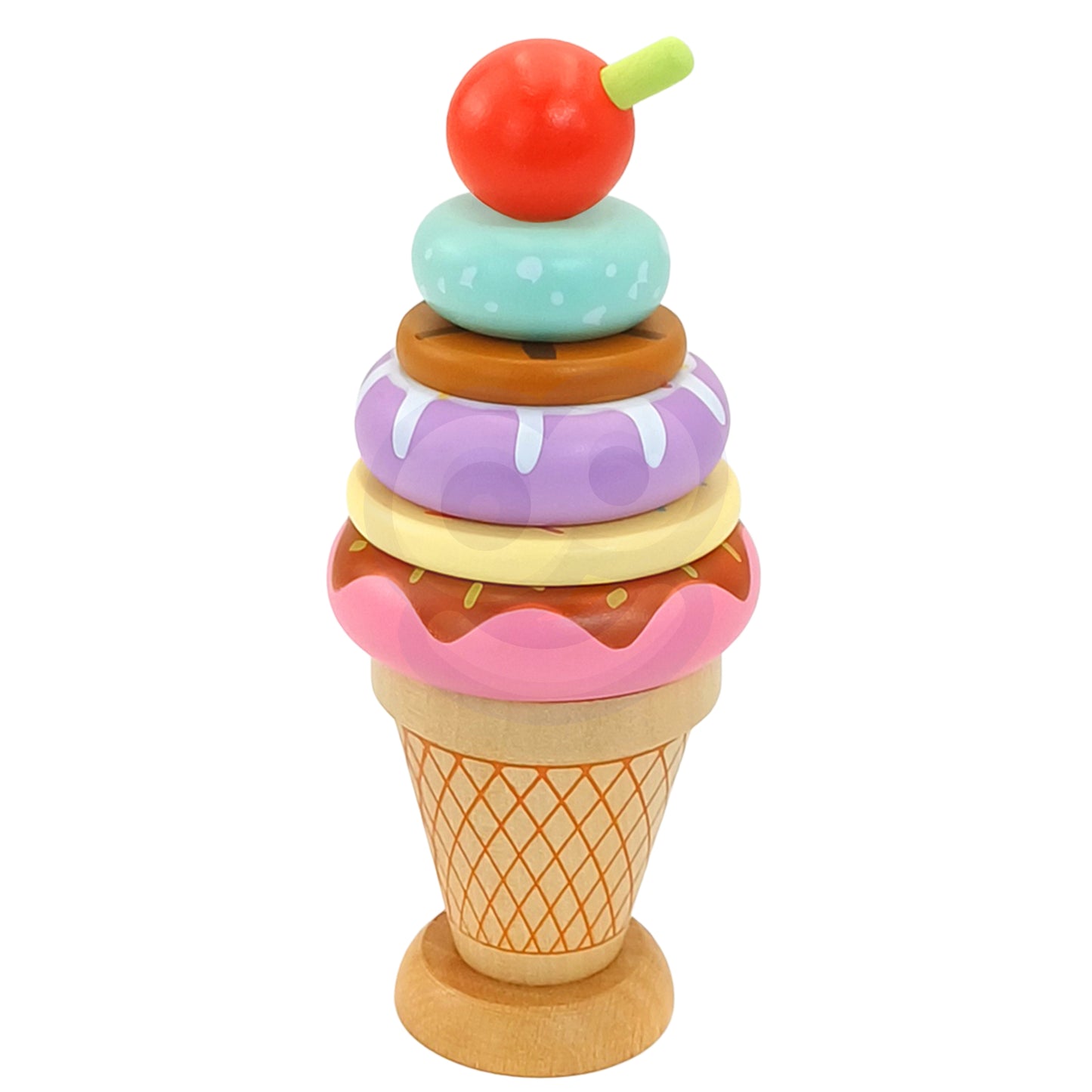 Moja Mała Lodziarnia | Drewniany Zestaw do Lodów Montessori WOOPIE GREEN