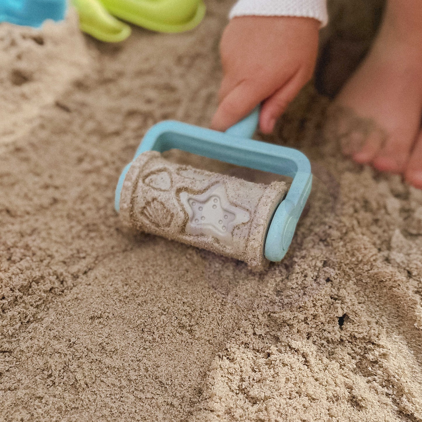 Zestaw do Piasku | Konewka Foremki Samochód 10 el. BIO Ekologiczny | WOOPIE GREEN