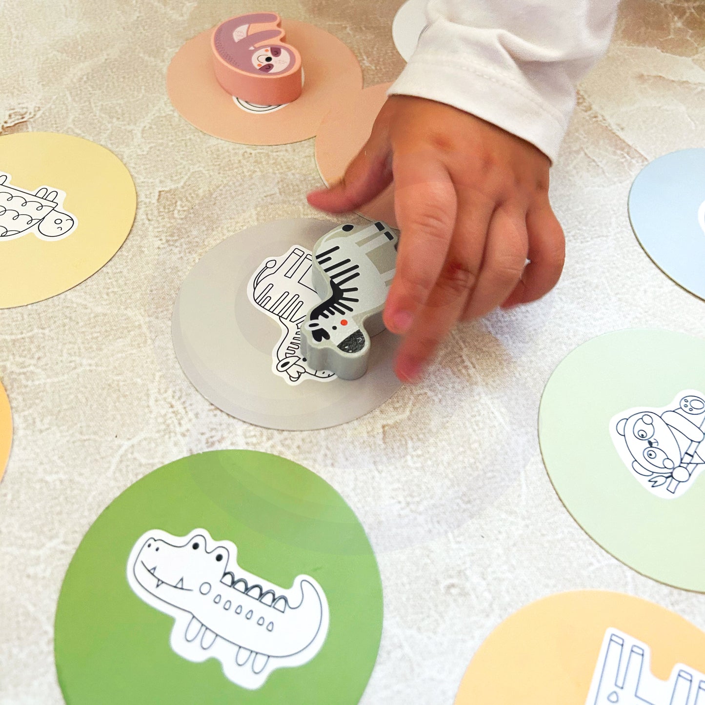 Dotknij i Zgadnij | Gra Sensoryczna Tajemnicze Pudełko | WOOPIE GREEN