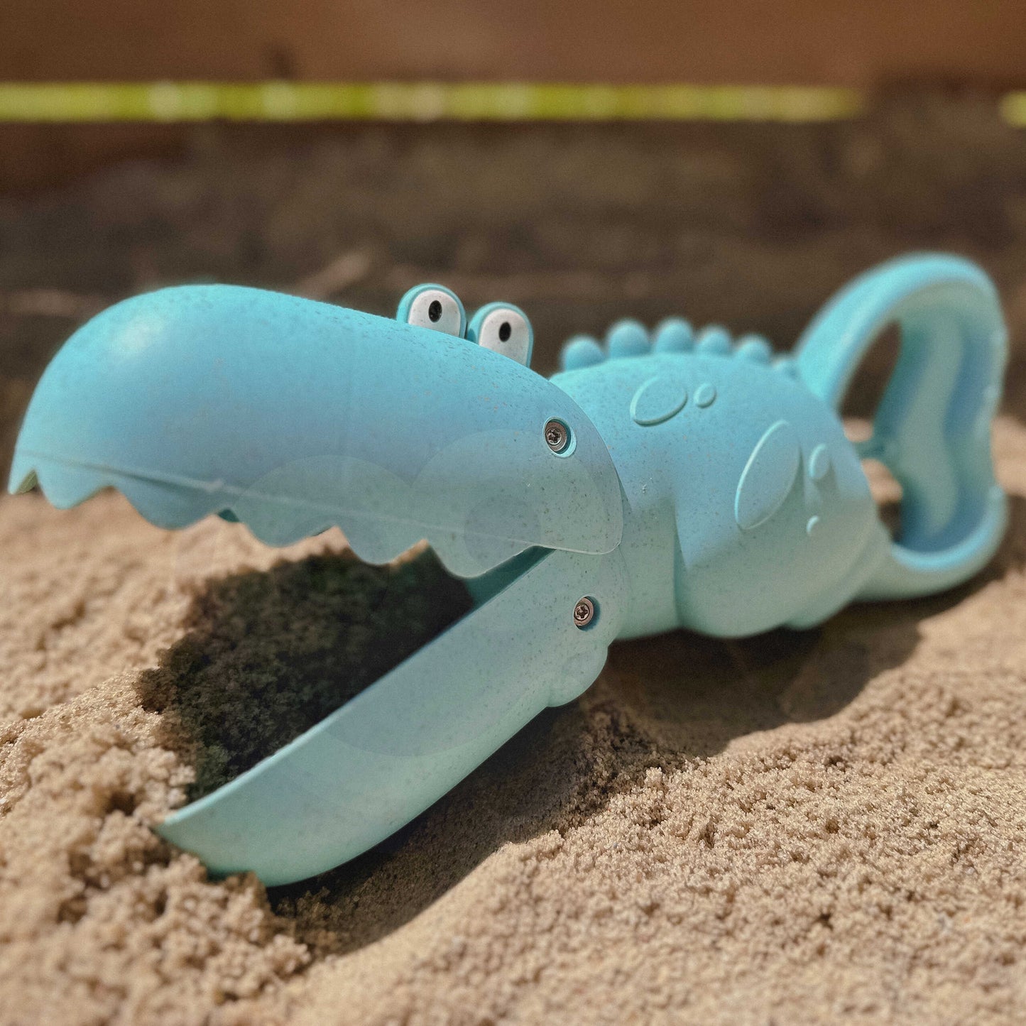 Łopatka Zbierak 2w1 | Krokodyl do Piasku i Wody 26 cm BIO | WOOPIE GREEN