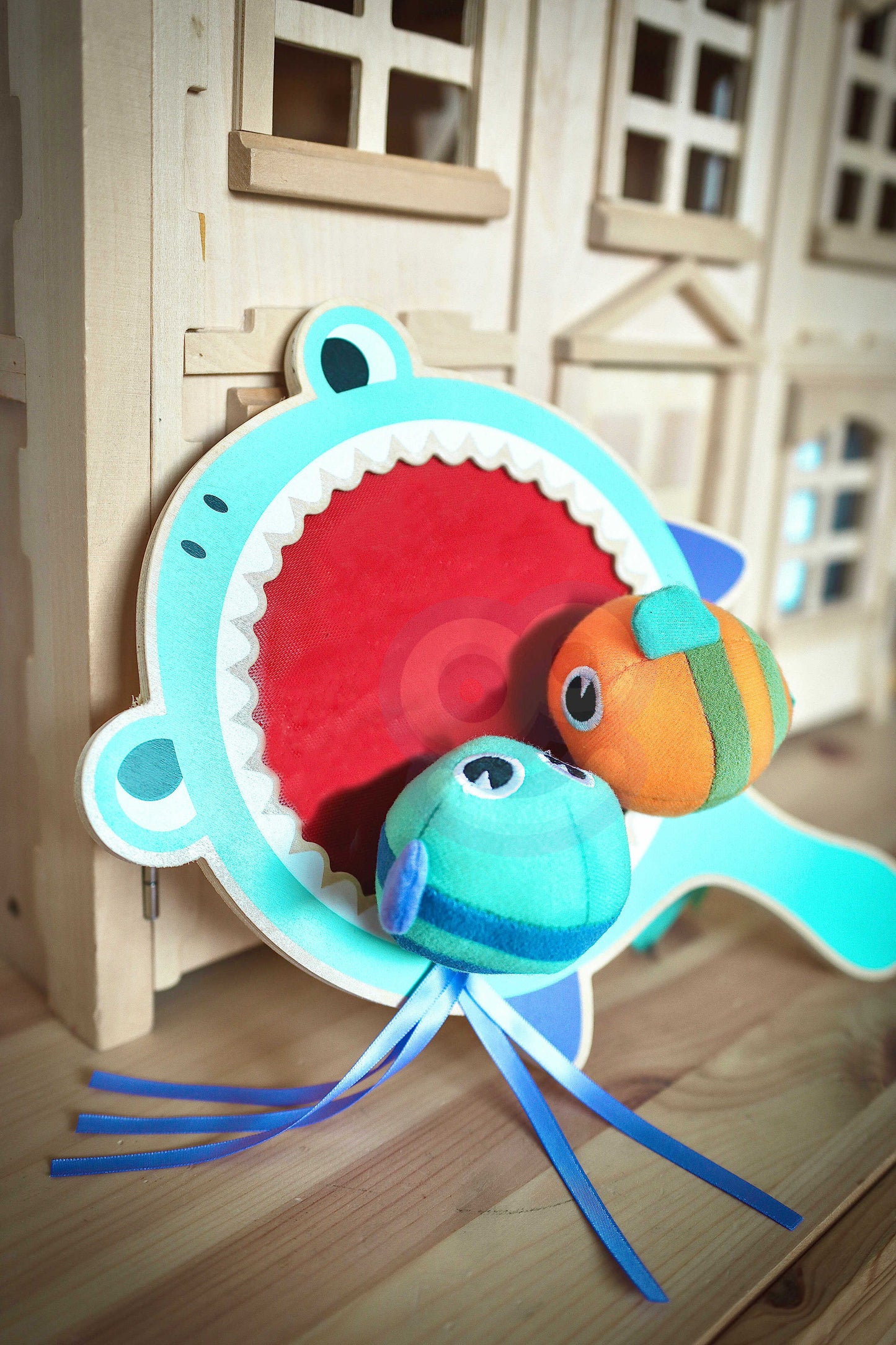 Głodny Rekin | Gra Zręcznościowa Rzuć i Złap | WOOPIE GREEN