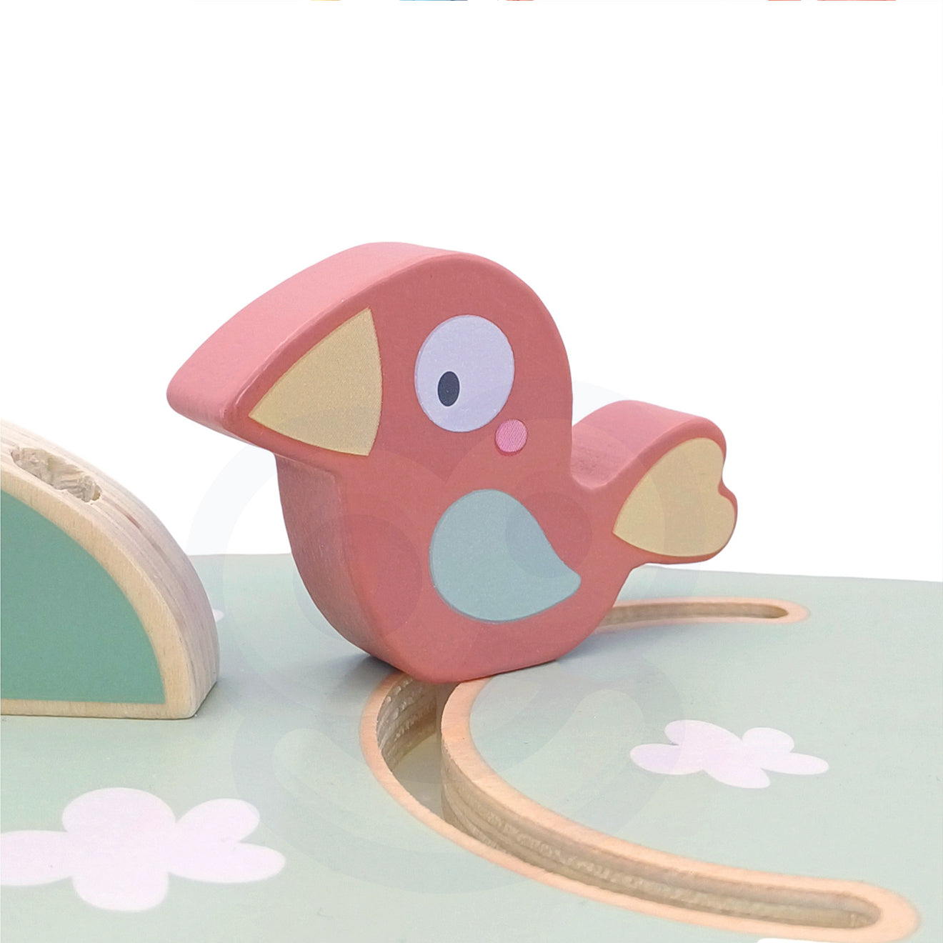 Drzewko Aktywności | Kulodrom Koła Zębate Nawlekanka Wbijanka 4w1 Montessori | WOOPIE GREEN